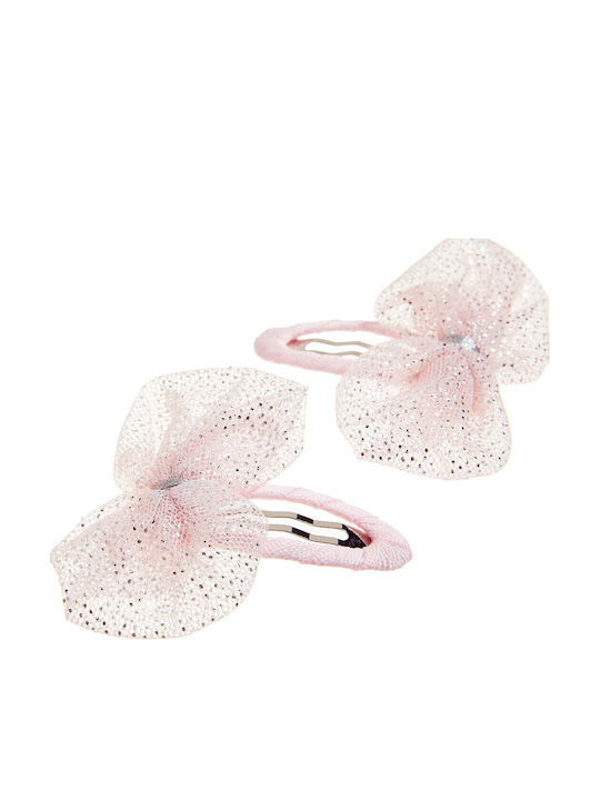 Alouette Set Kids Hair Clips with Multicolour Bow 2 Pieces