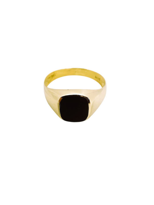 Kosmima1 Herrenring mit Steinen aus 14K Gold