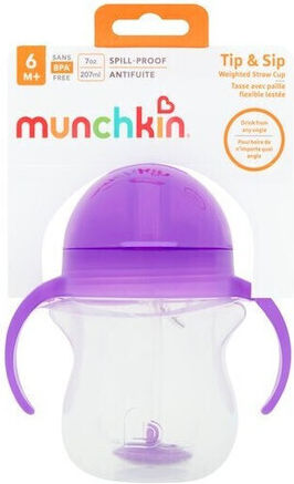 Munchkin Toddler Cup Tip Plastic Purple 207ml