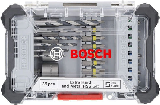 Set Burghie Metal Extrahard 35 Piese Șurubelniță Bosch