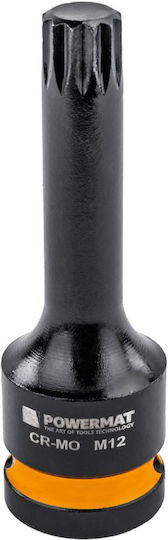 Set Prize Impact Powermat Pm-znu-518t Socluri Cu Canelură 1/2" 78 Mm 8 Bucăți