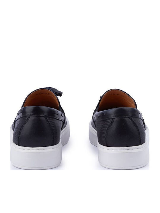 Men's Leather Loafers Blue