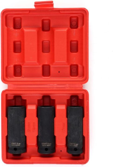 Kraft&dele Kd11750 Impact Sockets Set 17 21 Mm ½" 3 Pieces