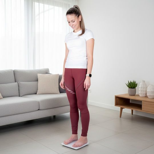 inSPORTline Smart Badezimmerwaage 180kg mit Bluetooth Weiße 30430-2