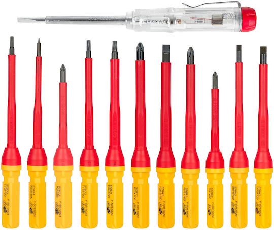 Tvardy Electrician Screwdriver Set 13 Pieces VDE 1000V Precision