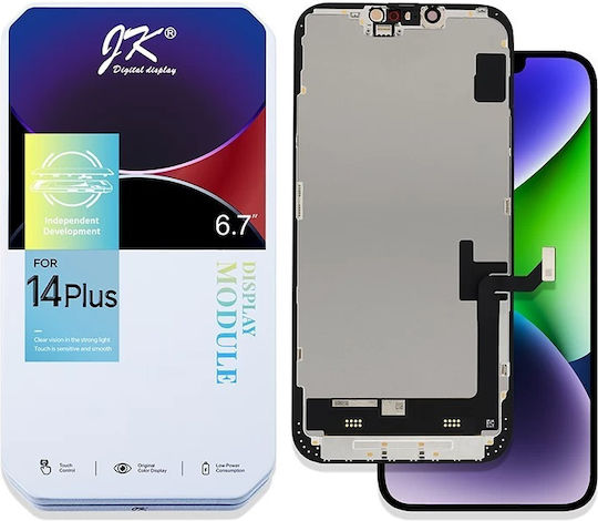 Οθόνη με Μηχανισμό Αφής για iPhone 14 Plus (Μαύρο)