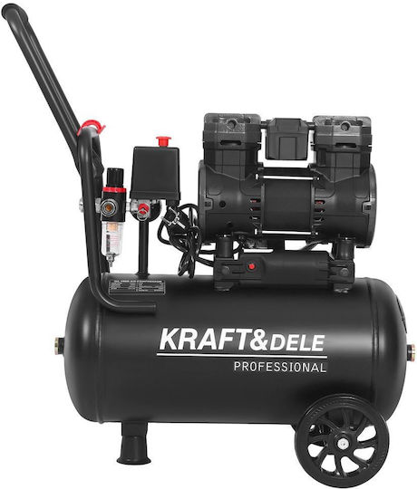 Compresor Fără Ulei Kraft&dele Kd4081 230 V 1450 W 8 Bar 24 L