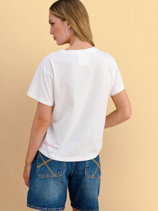 Γυναικείο T-shirt Λευκό