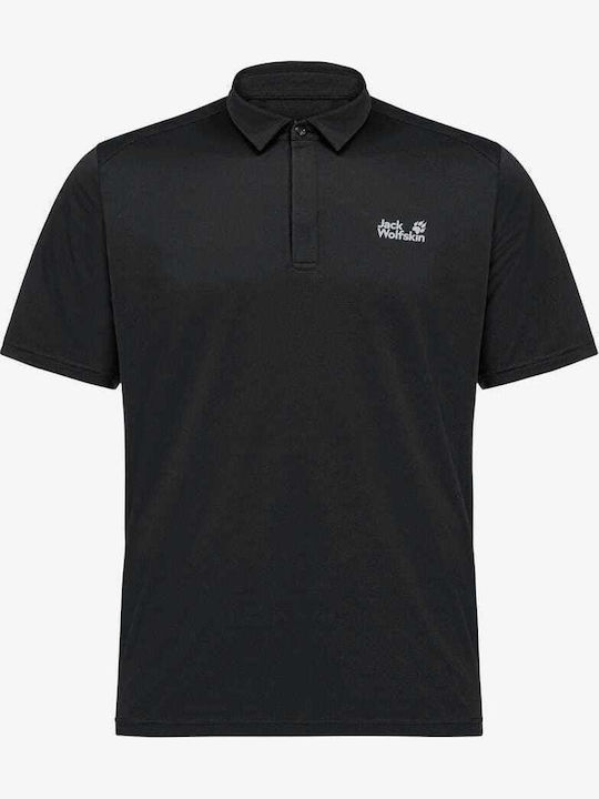 Polo Αθλητική Μπλούζα Κοντομάνικη Μαύρη