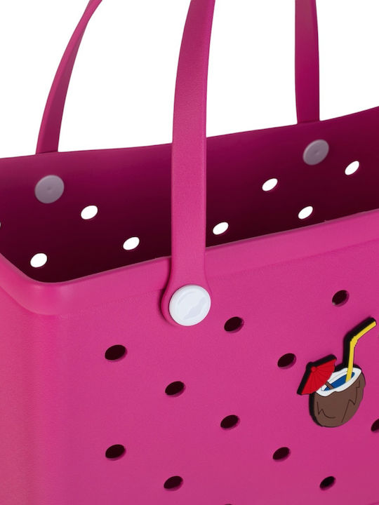 Kbas Kunststoff Strandtasche Fuchsia Kbas Kunststoff Strandtasche Fuchsia