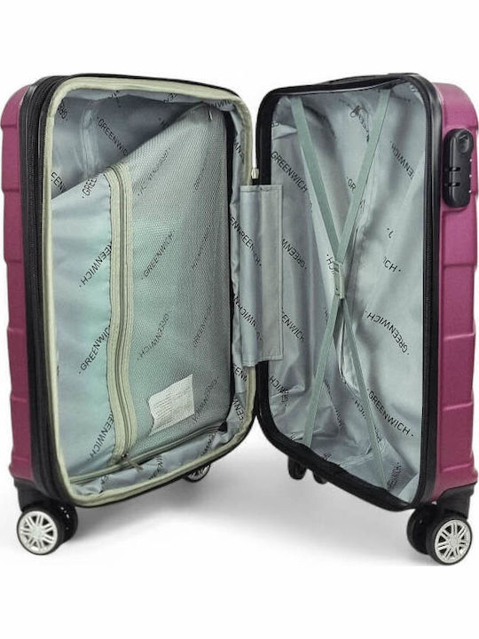 Greenwich Polo Club Hard Burgundy Travel Suitcase with 4 Wheels