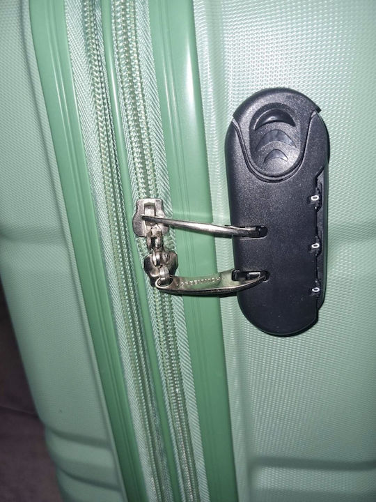 Greenwich Polo Club Cabin Hard Green Suitcase with 4 Wheels