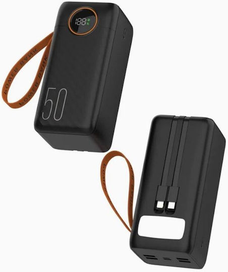 Takemore P805 Power Bank 50000mAh 22.5W με 4 Θύρες USB-A Μαύρο