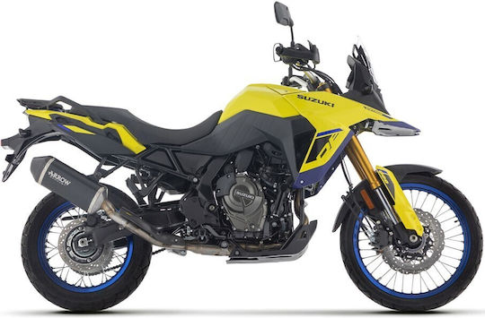 Arrow Exhaust Aluminium Dark Explorer Carbon End Cap Suzuki V-strom 800de/se '25-'26 72691akn.alum Dark