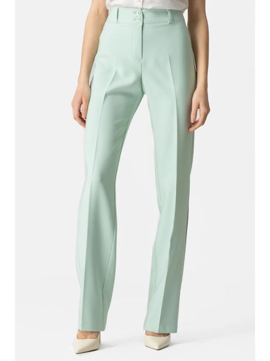 Damen Stoffhose Grün