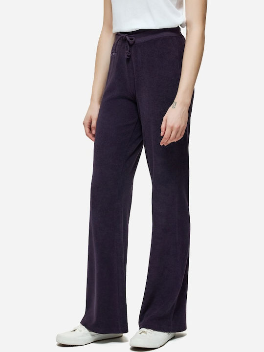 Women's Fabric Trousers Purple