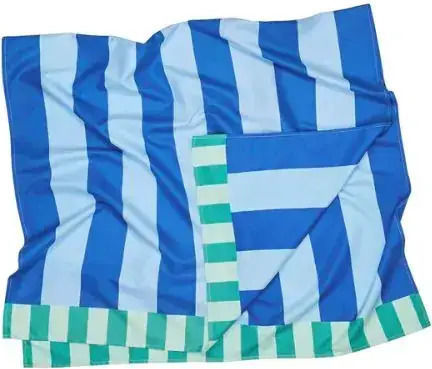 Dock & Bay Quick Dry Микрофибърна Кърпа За Тяло Синя 200x90см