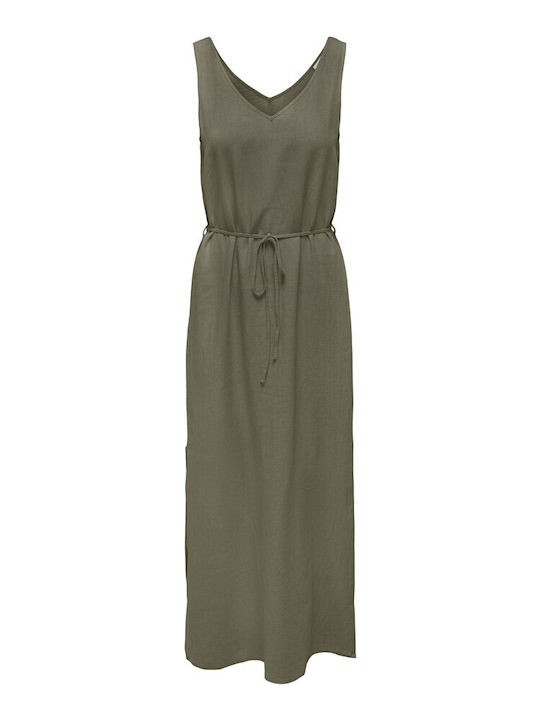 Summer Maxi Dress Khaki