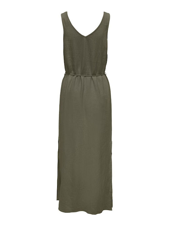 Summer Maxi Dress Khaki
