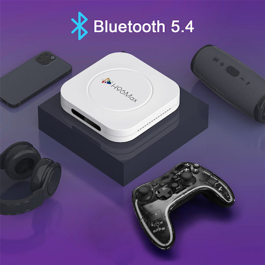 H96 Max TV Box M1 Plus 8K UHD with WiFi USB 2.0 4GB RAM and 32GB Storage with Android 14.0 Operating System and Google Assistant