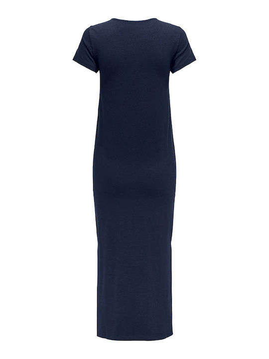 Sommer Maxi Damenkleid Blau