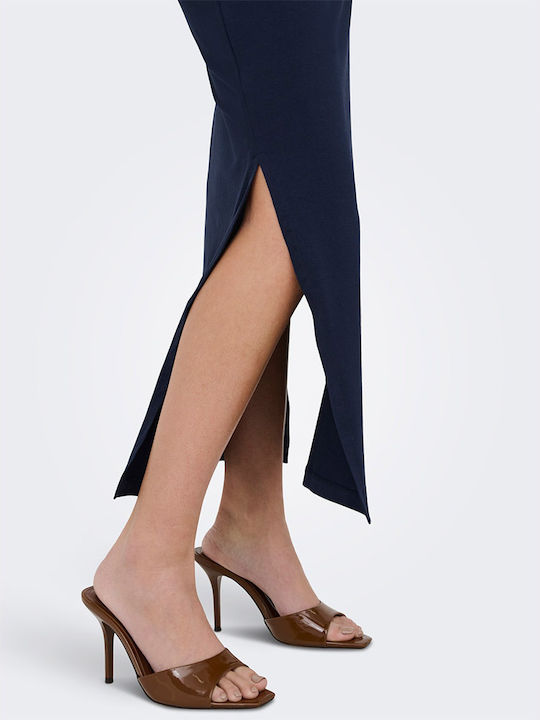 Sommer Maxi Damenkleid Blau