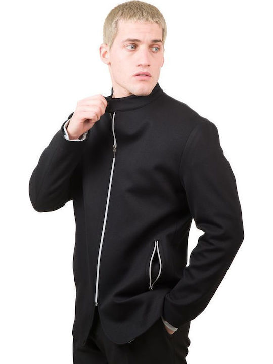 Langärmelig Overshirt Schwarz
