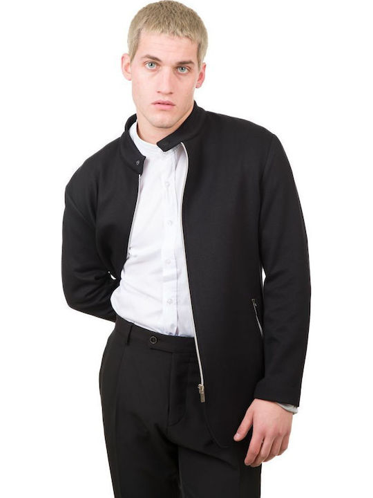 Langärmelig Overshirt Schwarz