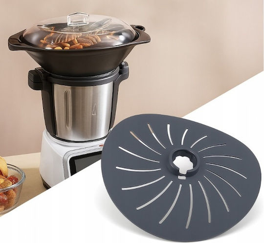 Capac De Protecție Pentru Lamă Zola Compatibil Cu Thermomix Tm6 Tm5 Tm31 Tm Friend 14 × 15 Cm Gri Închis
