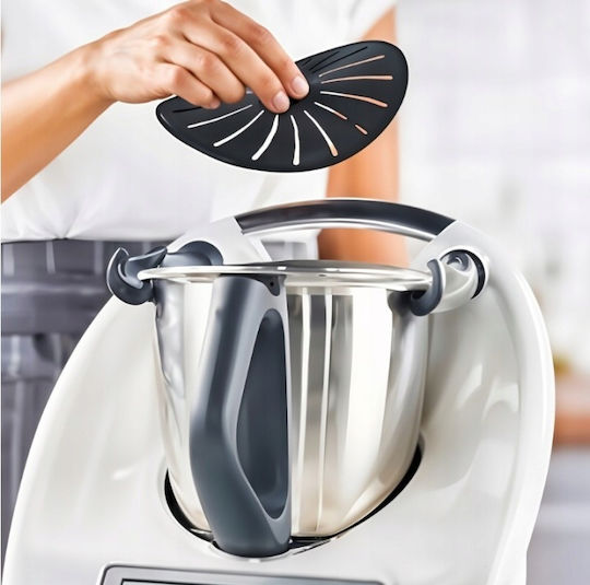 Capac De Protecție Pentru Lamă Zola Compatibil Cu Thermomix Tm6 Tm5 Tm31 Tm Friend 14 × 15 Cm Gri Închis