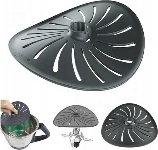 Capac De Protecție Pentru Lamă Zola Compatibil Cu Thermomix Tm6 Tm5 Tm31 Tm Friend 14 × 15 Cm Gri Închis