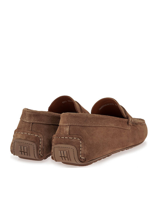 Suede Ανδρικά Loafers σε Ταμπά Χρώμα