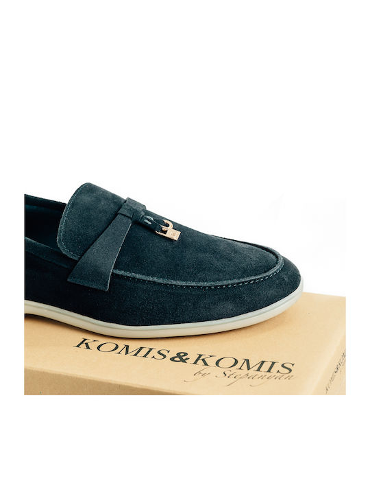 Deri Herren Bootsschuhe in Blau Farbe
