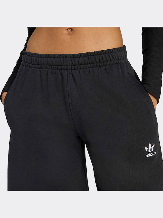 Damen-Shorts - Bermudas Terry Schwarz