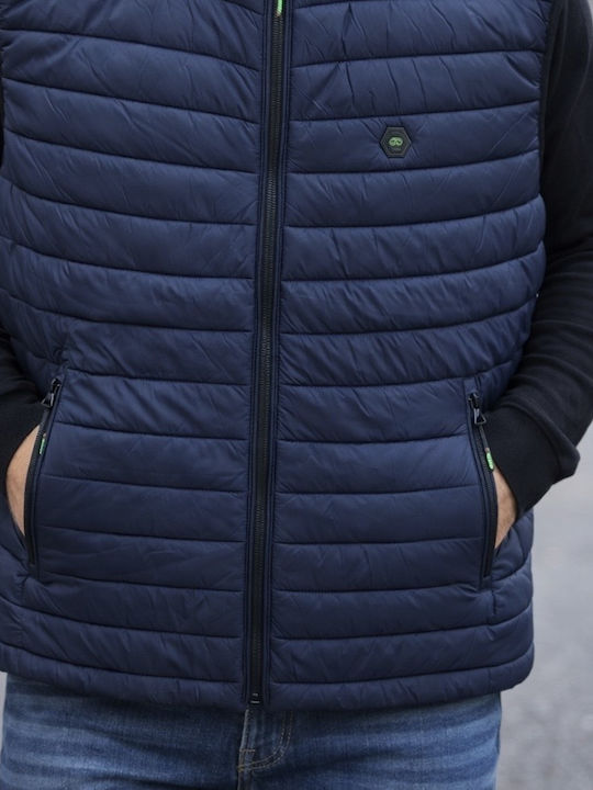 Sleeveless Jacket Blue