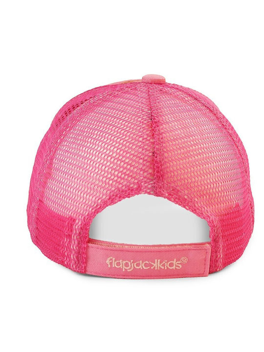 Flapjackkids Palarie Copii Jockey Cu Protecție Solară Roz