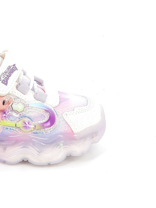 Bio Παιδικά Sneakers με Φωτάκια Πολύχρωμα