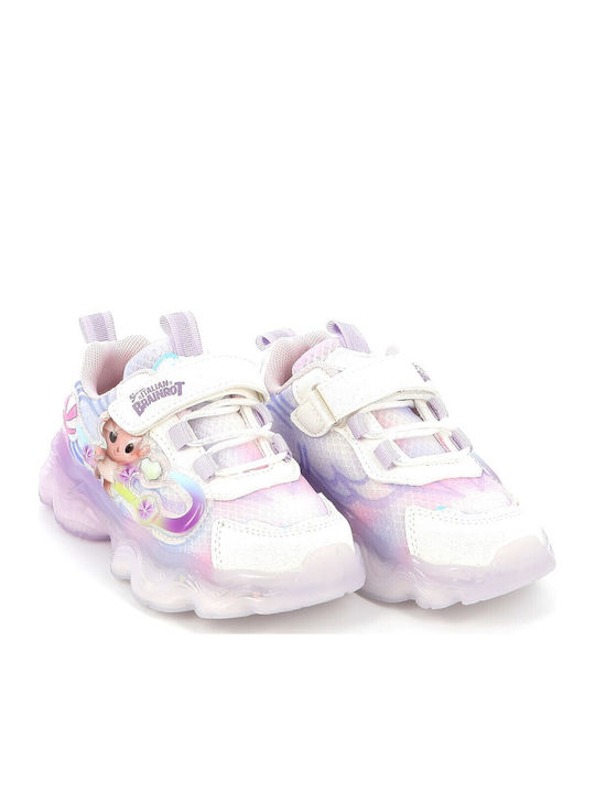 Bio Παιδικά Sneakers με Φωτάκια Πολύχρωμα