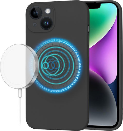 Back Cover Σιλικόνης Μαύρο (iPhone 14)
