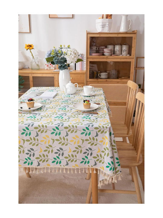 FRIPIA FRIPIA Leinen Mehrfarbig Tischdecke 120x180cm