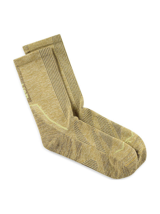 Buff Running Socks Beige 1 Pair