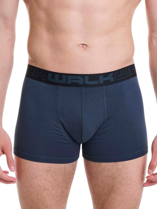 Herren Boxershorts Blau-Raff-Grená 3Pack