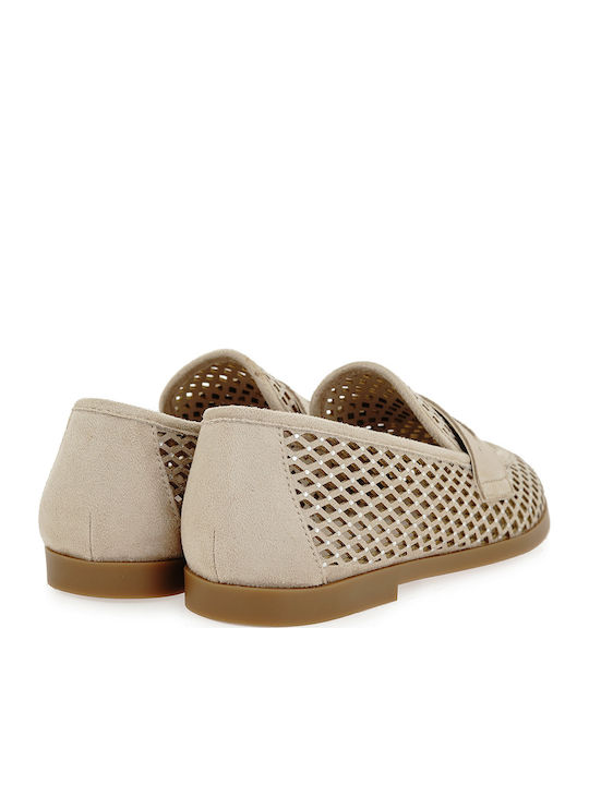 Γυναικεία Loafers σε Μπεζ Χρώμα
