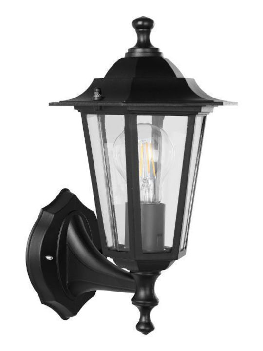 Eglo Laterna Wall-Mounted Outdoor Lantern E27 IP33 16.5x32x32εκ.
