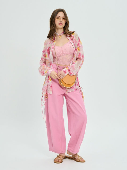 Women's Jean Pants Pink