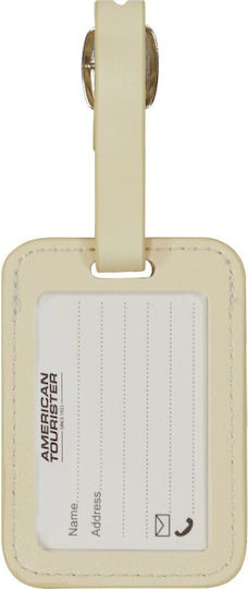 American Tourister Gepäck-Etikett Beige 2 Stück
