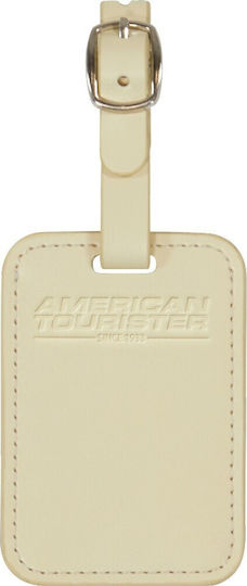 American Tourister Luggage Label Ecru 2 Pieces