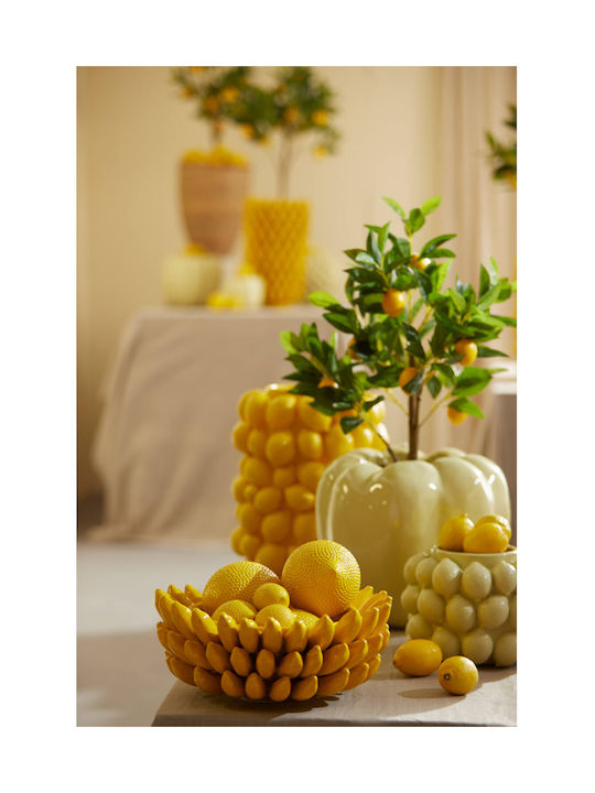 Lemon Decorative Vase Φ23.5cm X 33cm Light & Living Lv-5845162