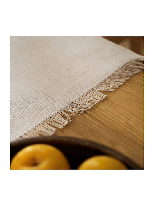 Gofis Home Erelya Leinen Tischdecke 40x160cm