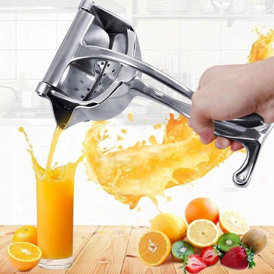 Presă de Masă pentru Lămâie Var Portocală cu Recipient din Oțel Inoxidabil în Culoare Galbenă